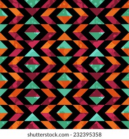 Seamless pattern with abstract ornament