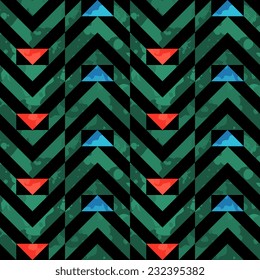 Seamless pattern with abstract ornament