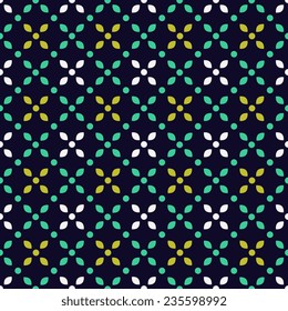 Seamless pattern with abstract ornament