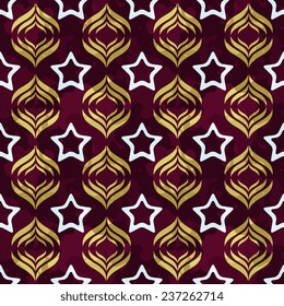 Seamless pattern with abstract ornament