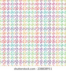 Seamless pattern with abstract ornament