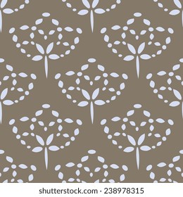 Seamless pattern with abstract ornament