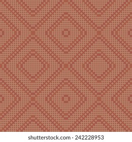 Seamless pattern with abstract ornament