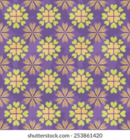 Seamless pattern with abstract ornament