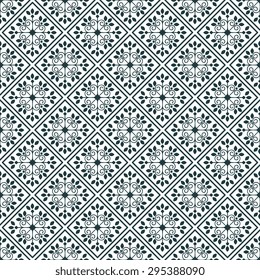Seamless pattern with abstract ornament