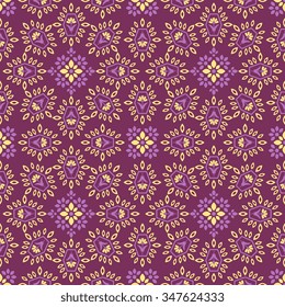 Seamless pattern with abstract ornament