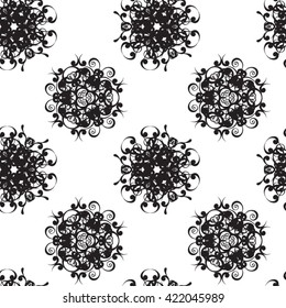Seamless pattern. Abstract ornament