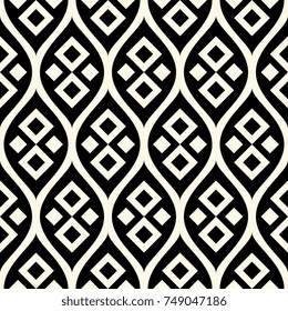 Seamless pattern with abstract ornament