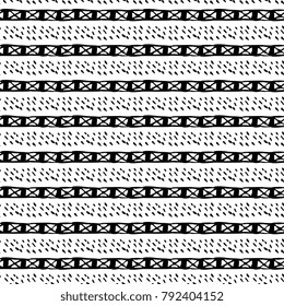 Seamless pattern with abstract ornament