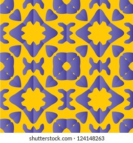 Seamless pattern with abstract ornament background.