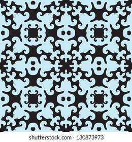Seamless pattern with abstract ornament background.