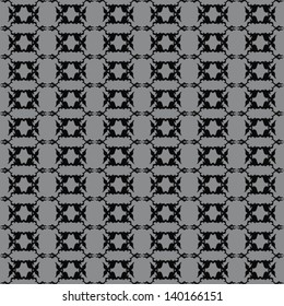 Seamless pattern with abstract ornament background.