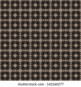 Seamless pattern with abstract ornament background