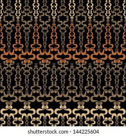 Seamless pattern with abstract ornament background.