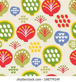 Seamless pattern with abstract ornament. Seamless pattern can be used for wallpapers, pattern fills, web page backgrounds,surface textures.