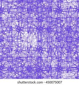 Seamless pattern with abstract ornament isolated on white (transparent) background. Vector illustration eps