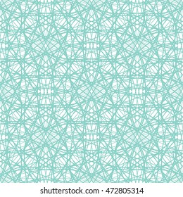 Seamless pattern with abstract ornament isolated on white (transparent) background. Vector illustration eps