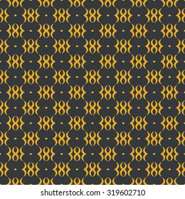 Seamless pattern. Abstract ornamental textured background. Beautiful stylish texture. Endlessly repeating floral ornament. Vector element of graphic design