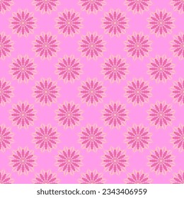 Seamless pattern with abstract ornaments. Decorative graphic design. 