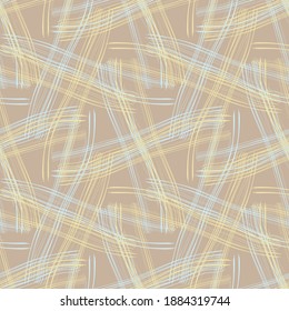 Seamless pattern. Abstract pattern.Thin line. Delicate color.  Layered vector file.For theme and virtual design.Serpentine. Disco.