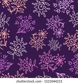Seamless pattern with abstract pattern.Vector image Can be used for textile, stationary, backgrounds and wallpaper.