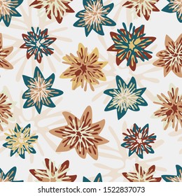 Seamless pattern with abstract pattern.Vector image Can be used for textile, stationary, backgrounds and wallpaper.