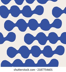 Seamless pattern with abstract pieces. Modern. Vector Hand drawn background for design and card, covers, package, wrapping paper.