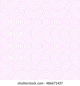 seamless pattern with abstract pink intertwining lines. Stylish solution for your design. Twisted lines. Vector illustration. Line design