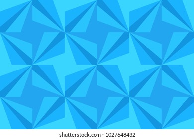 Seamless pattern with an abstract pinwheel design