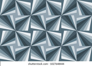 Seamless pattern with an abstract pinwheel design in Blue Grey from the Material Design palette