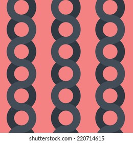 Seamless Pattern. Abstract Psychedelic Art Background. Vector Illustration. EPS10