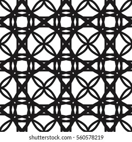 Seamless Pattern. Abstract Psychedelic Art Background. Vector Illustration. EPS10
