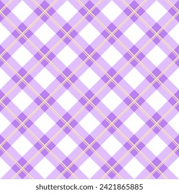 Seamless pattern abstract purple plaid background 