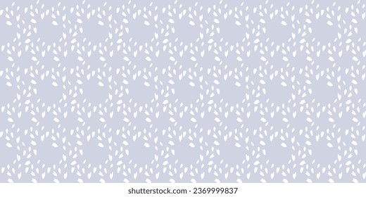 Seamless pattern with  abstract rhombus with Polka dot. Vector hand drawn random dots, snowflakes, circles, leaflets. Template design ornament for fabric, interior decor, textile, fabric, wallpaper