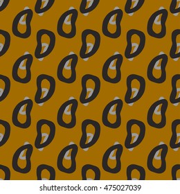 Seamless pattern with abstract rings