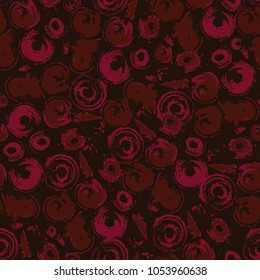 Seamless pattern with abstract round and triangular spots.