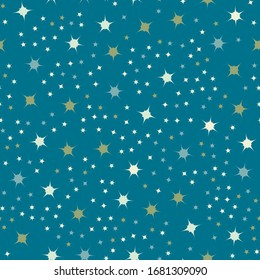 Seamless pattern. Abstract scattering of small elements.
