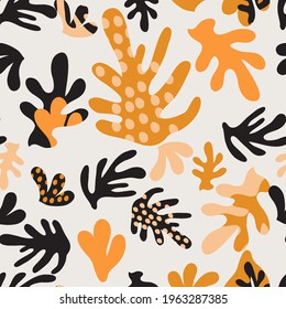 seamless pattern with abstract shape, vector design for paper and other surface.
