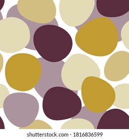Seamless pattern with abstract shapes