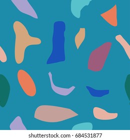 seamless pattern Abstract shapes background