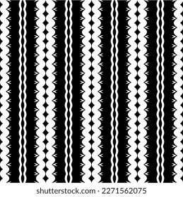  Seamless pattern with  abstract shapes. Black and white geometric  wallpaper. Repeating pattern for decor, textile and fabric.Abstraction art.