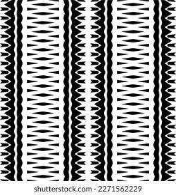  Seamless pattern with  abstract shapes. Black and white geometric  wallpaper. Repeating pattern for decor, textile and fabric.Abstraction art.