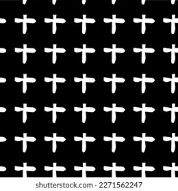  Seamless pattern with  abstract shapes. Black and white geometric  wallpaper. Repeating pattern for decor, textile and fabric.Abstraction art.