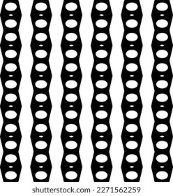  Seamless pattern with  abstract shapes. Black and white geometric  wallpaper. Repeating pattern for decor, textile and fabric.Abstraction art.