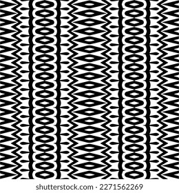  Seamless pattern with  abstract shapes. Black and white geometric  wallpaper. Repeating pattern for decor, textile and fabric.Abstraction art.