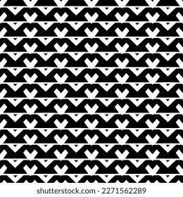  Patrón sin brillo con formas abstractas. Papel de pared geométrico en blanco y negro. Patrón repetitivo de decoración, textil y de tela.Arte abstracto.
