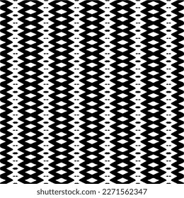  Nahtloses Muster mit abstrakten Formen. geometrische Tapete in Schwarz-Weiß. Wiederholung Muster für Dekoration, Textilien und Stoff.Abstraktion Kunst.