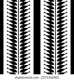  Seamless pattern with  abstract shapes. Black and white geometric  wallpaper. Repeating pattern for decor, textile and fabric.Abstraction art.