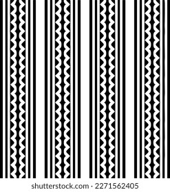  Seamless pattern with  abstract shapes. Black and white geometric  wallpaper. Repeating pattern for decor, textile and fabric.Abstraction art.