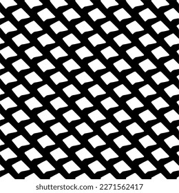  Seamless pattern with  abstract shapes. Black and white geometric  wallpaper. Repeating pattern for decor, textile and fabric.Abstraction art.